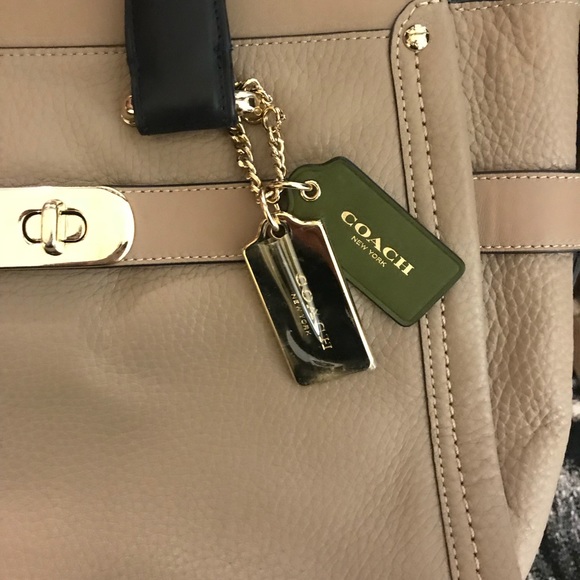 🎉1DAYSALE🎉🎀coach colorblock 30 swagger🎀 - Picture 3 of 8